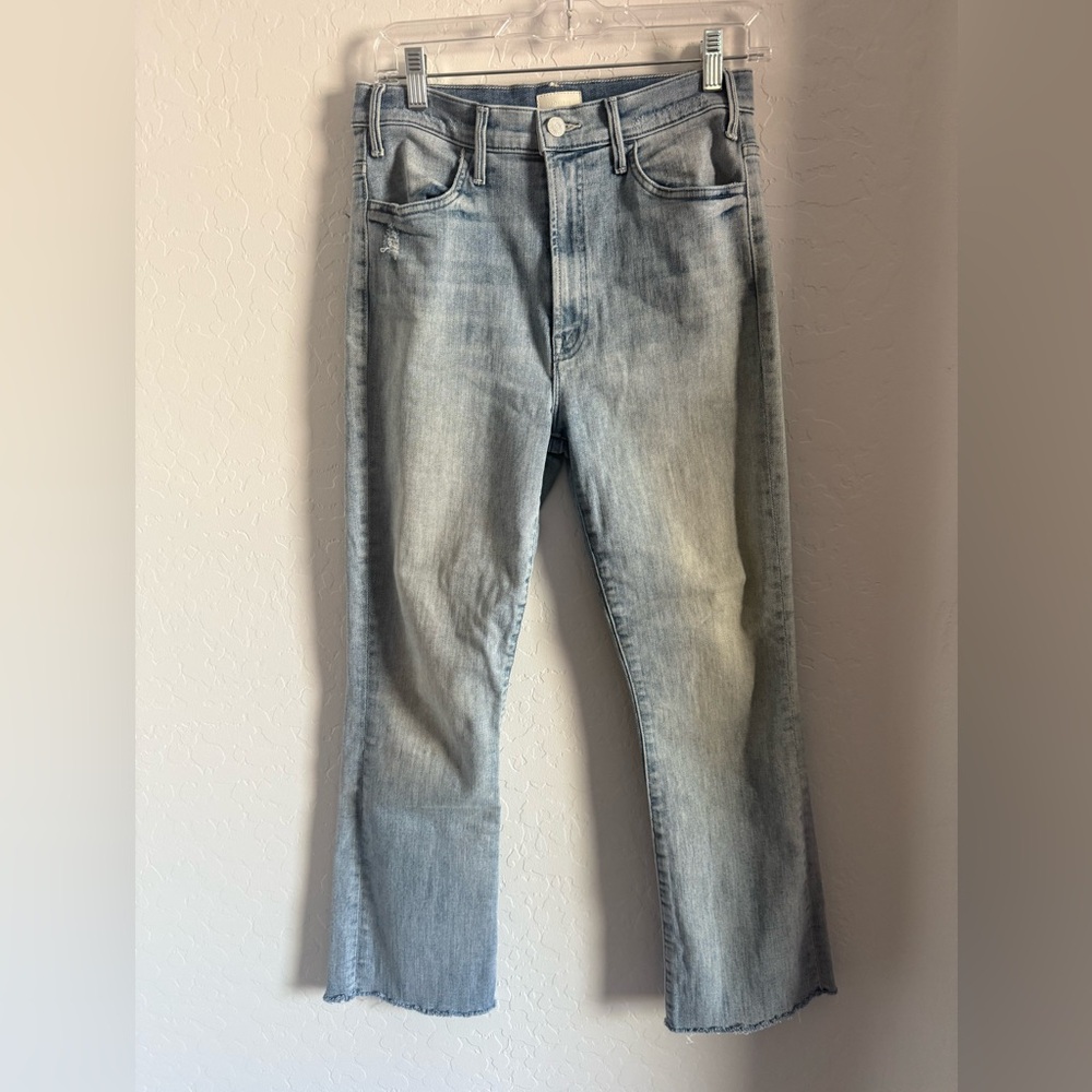 MOTHER JEANS The Hustler Ankle Fray size 29
